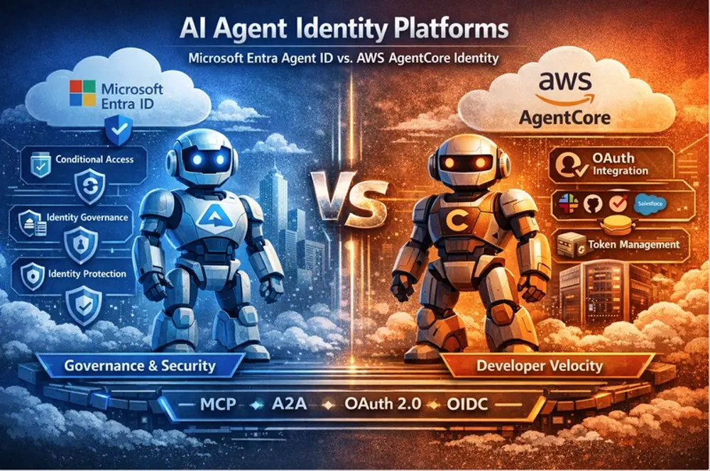 AI Agent Identity at Scale Microsoft Entra Agent ID vs. AWS AgentCore ...